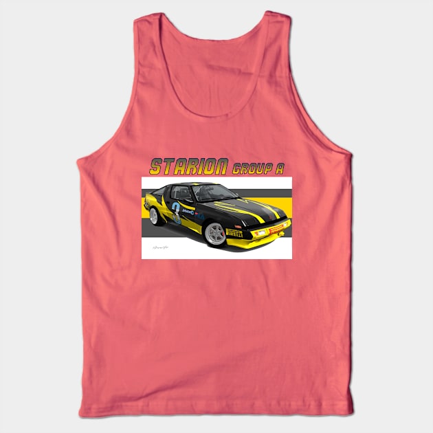 Mitsubishi Starion Tank Top by PjesusArt